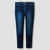 Girls' Mid-Rise Soft Knit Jeggings - Cat & Jack™ Dark Wash M - Like New